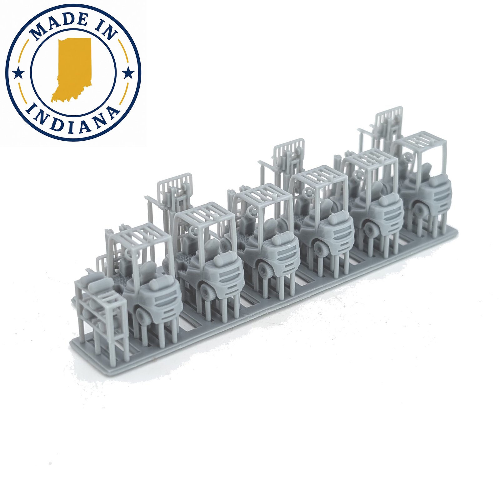 N-Scale | Forklift Fork Truck set of 6 | Whistle Stop Models| 1/160 - Image 2