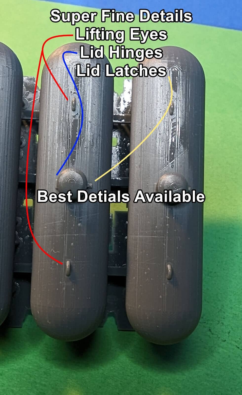 thumbnail interactive-video image 1 of HO Scale Propane Filling Station – 10x Tanks + Shed – 3D Printed, Unpainted 1 of 5