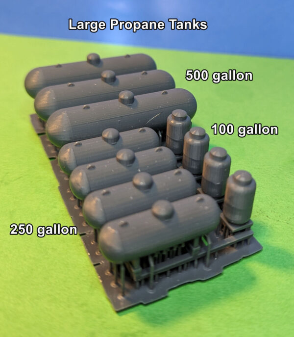 HO-scale Propane Tank Set of 11