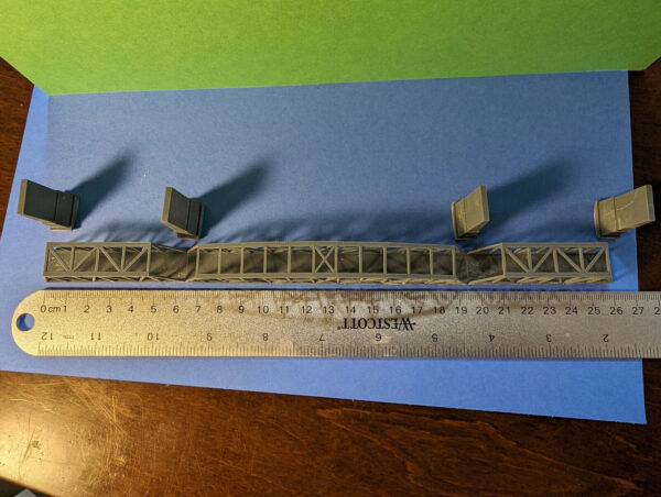 T-Gauge Long Single Track Truss Bridge set - Image 3