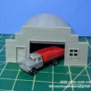 N Scale set of 2 Quonset hut garages - Image 5