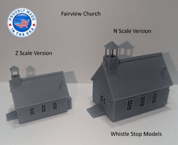 Z-Scale Fairview Church - Image 5