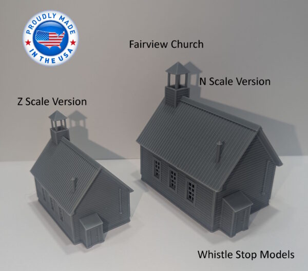 Z-Scale Fairview Church - Image 4