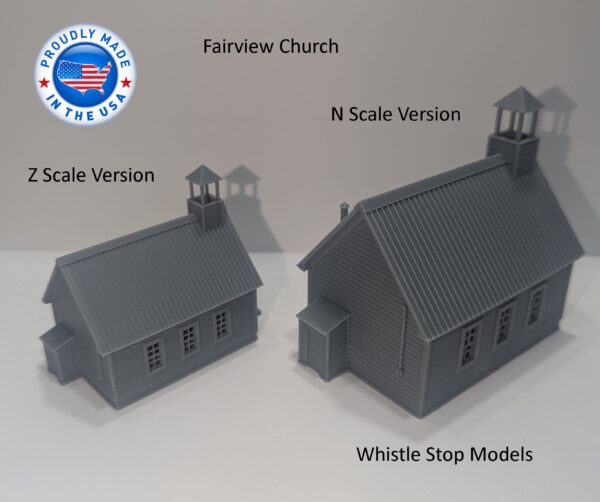 Z-Scale Fairview Church - Image 3