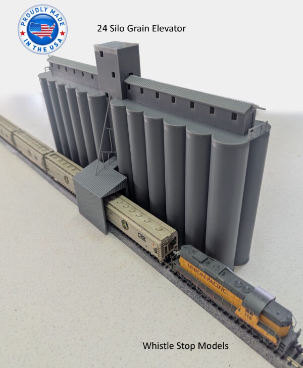 N Scale Double Grain Elevator N8001 - Image 2