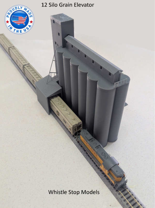 Z Scale Single Grain Elevator