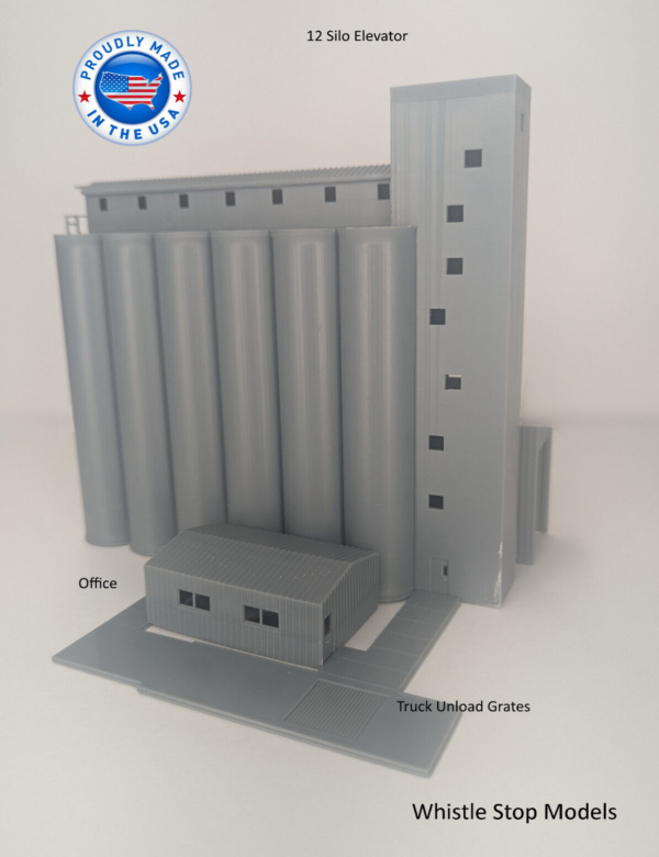 Z Scale Single Grain Elevator - Image 5