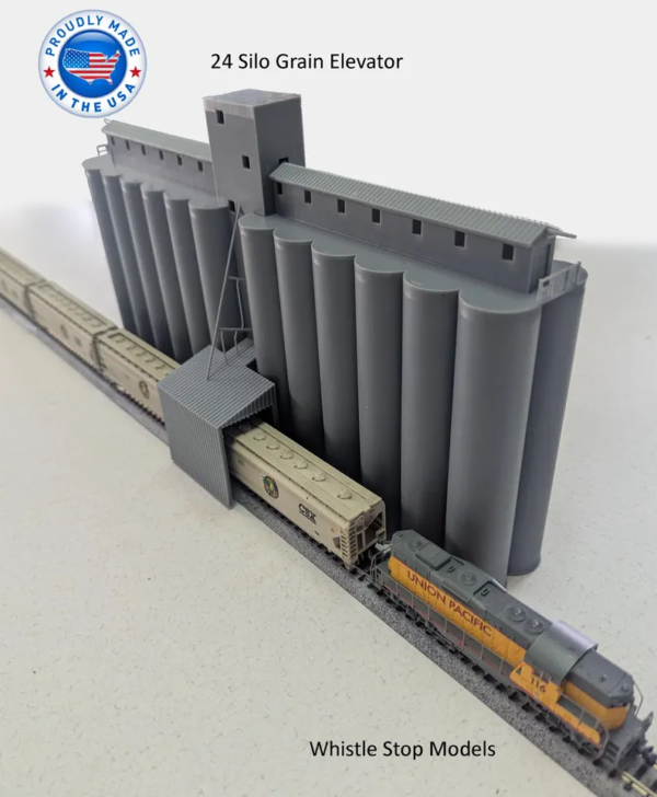 Z Scale Double Grain Elevator - Image 4