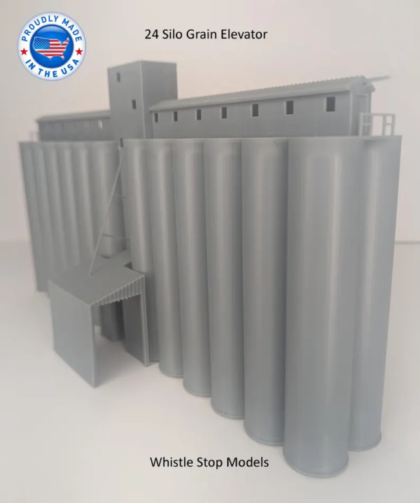 Z Scale Double Grain Elevator - Image 7