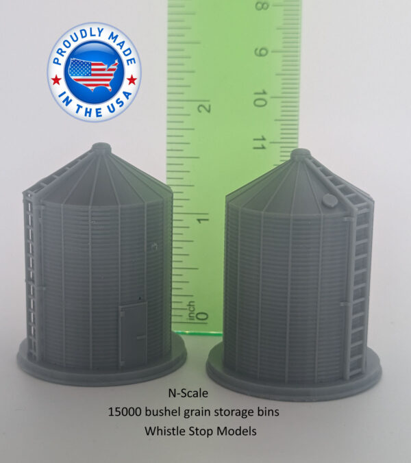 N Scale 15000 Bushel Grain Bin N8003