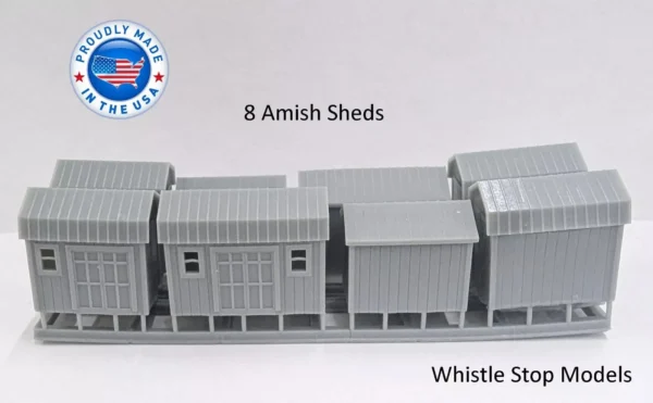 N Scale Amish Shed