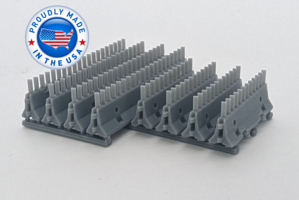 HO Scale K Rails with View Blockers - Image 4