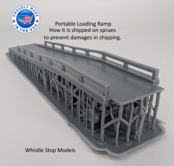 HO Scale Portable Truck Loading Ramp - Image 5