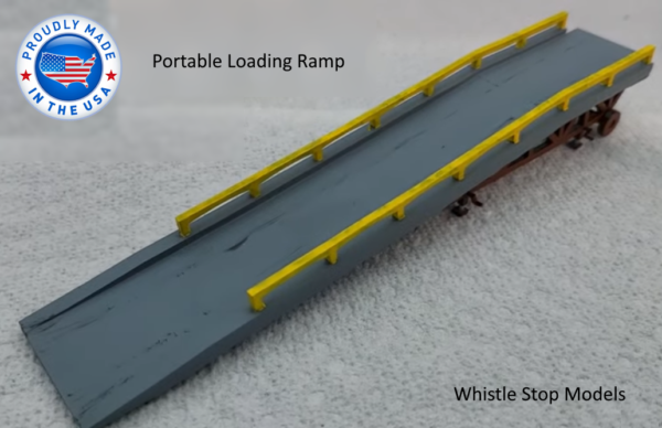 HO Scale Portable Truck Loading Ramp - Image 2