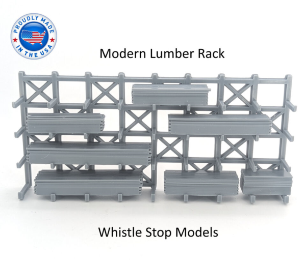 HO-Scale Modern Lumber Rack