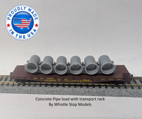 Z Scale Culvert Pipe Car Load - Image 8