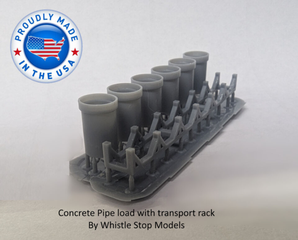 Z Scale Culvert Pipe Car Load - Image 6