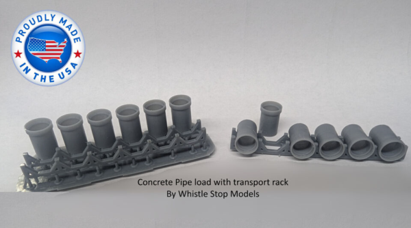 Z Scale Culvert Pipe Car Load