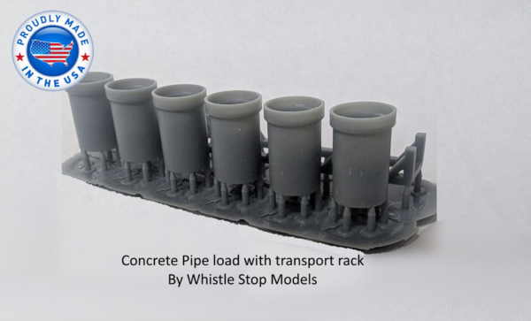 Z Scale Culvert Pipe Car Load - Image 2