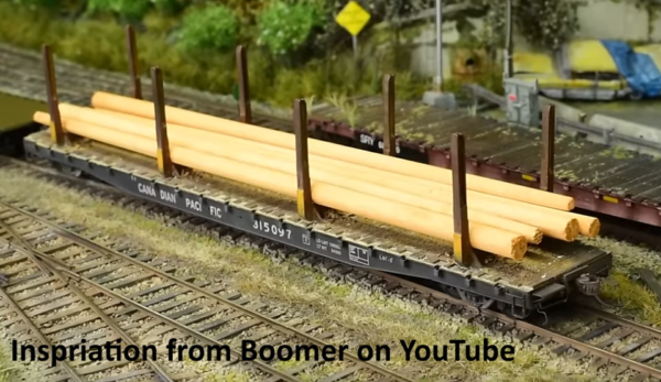 Z Scale Rack and Poles Car Load - Image 3