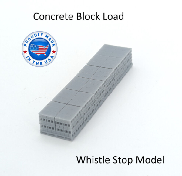 N Scale Concrete Block Car Load - Image 2