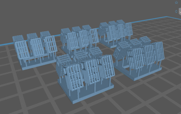 N scale lobster traps 5 sets of 6 traps N1027