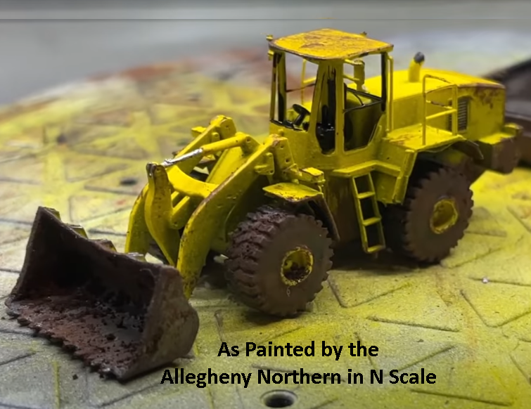 N-Scale Front End Loader Flatcar Load - Image 3