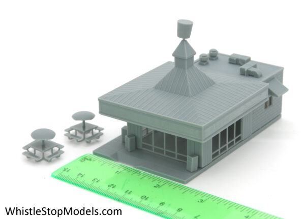 N Scale Shrimp Bucket Restaurant - Image 2