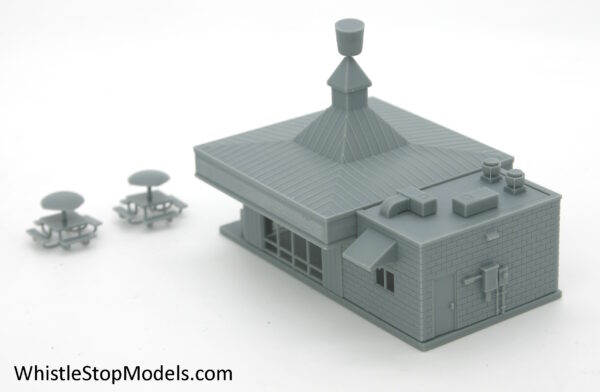 N Scale Shrimp Bucket Restaurant - Image 3