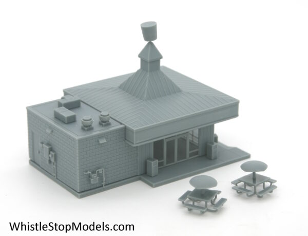 N Scale Shrimp Bucket Restaurant - Image 4