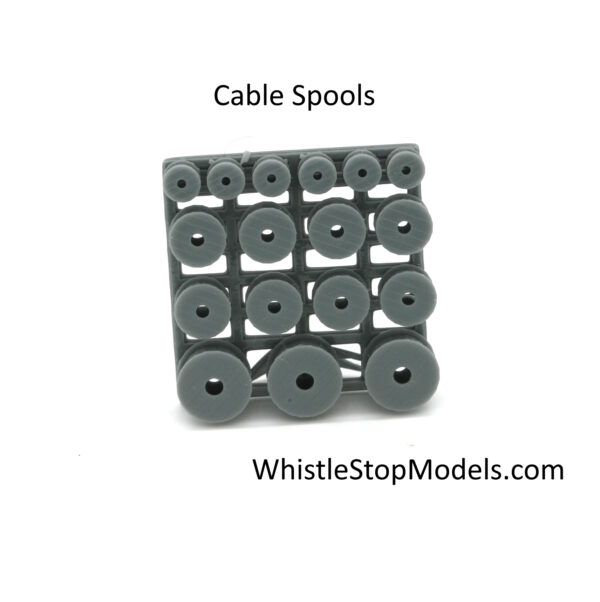 N Scale Small Cable Spools - Image 4