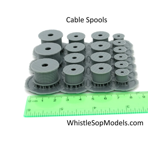 N Scale Large Cable Spools - Image 3