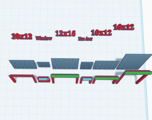 N Scale Roll Up Door Set 1 - Image 2