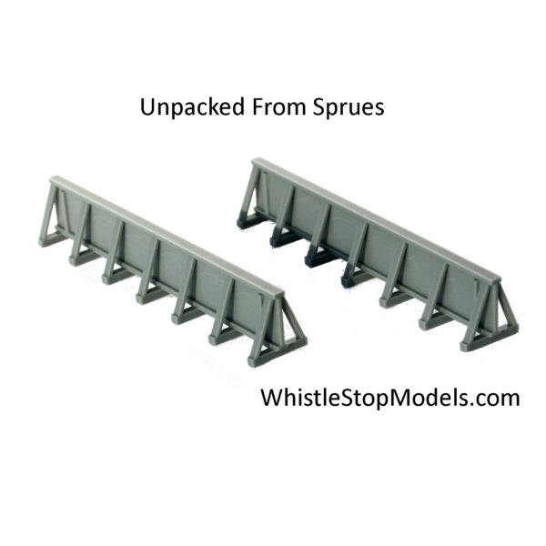 Z Scale Bridge I Beam Flatcar Load (Set of 2) - Image 2