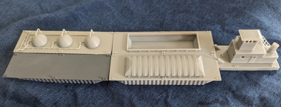 N Scale Flat Deck Barge N8503 - Image 4