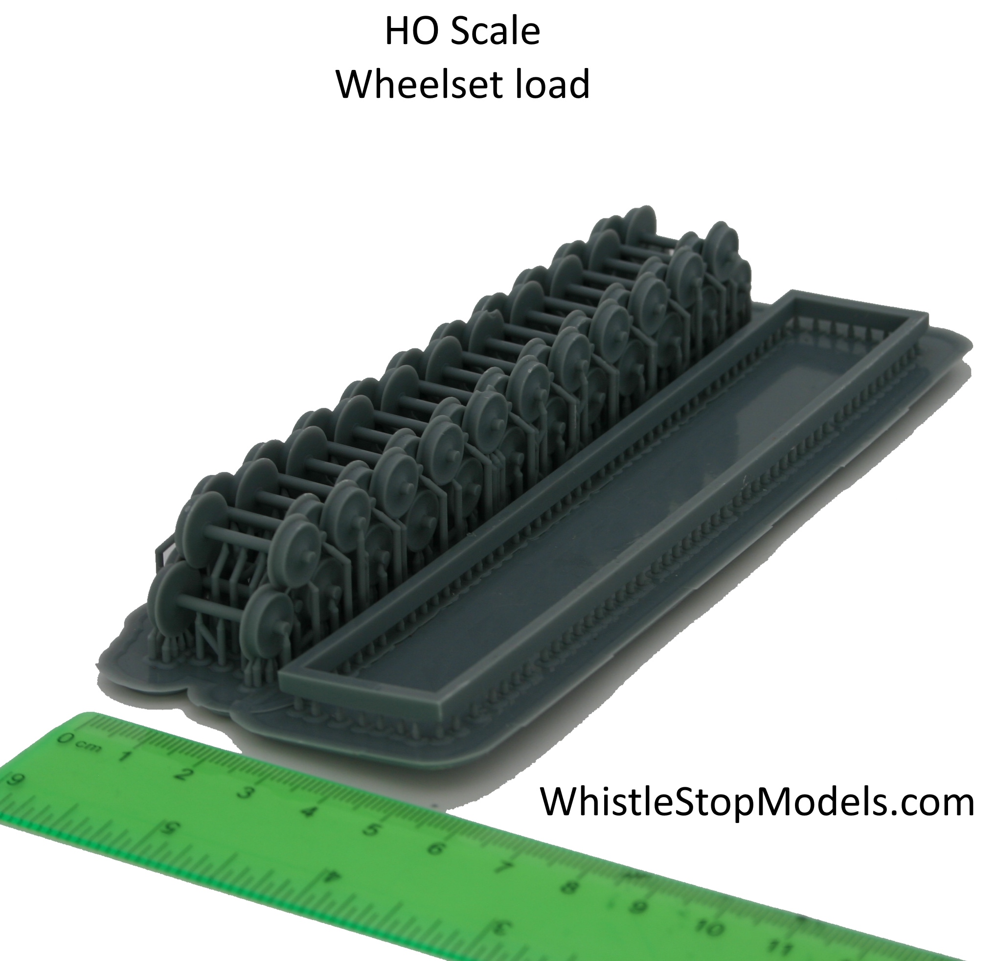 HO-Scale Wheelset Flatcar Load