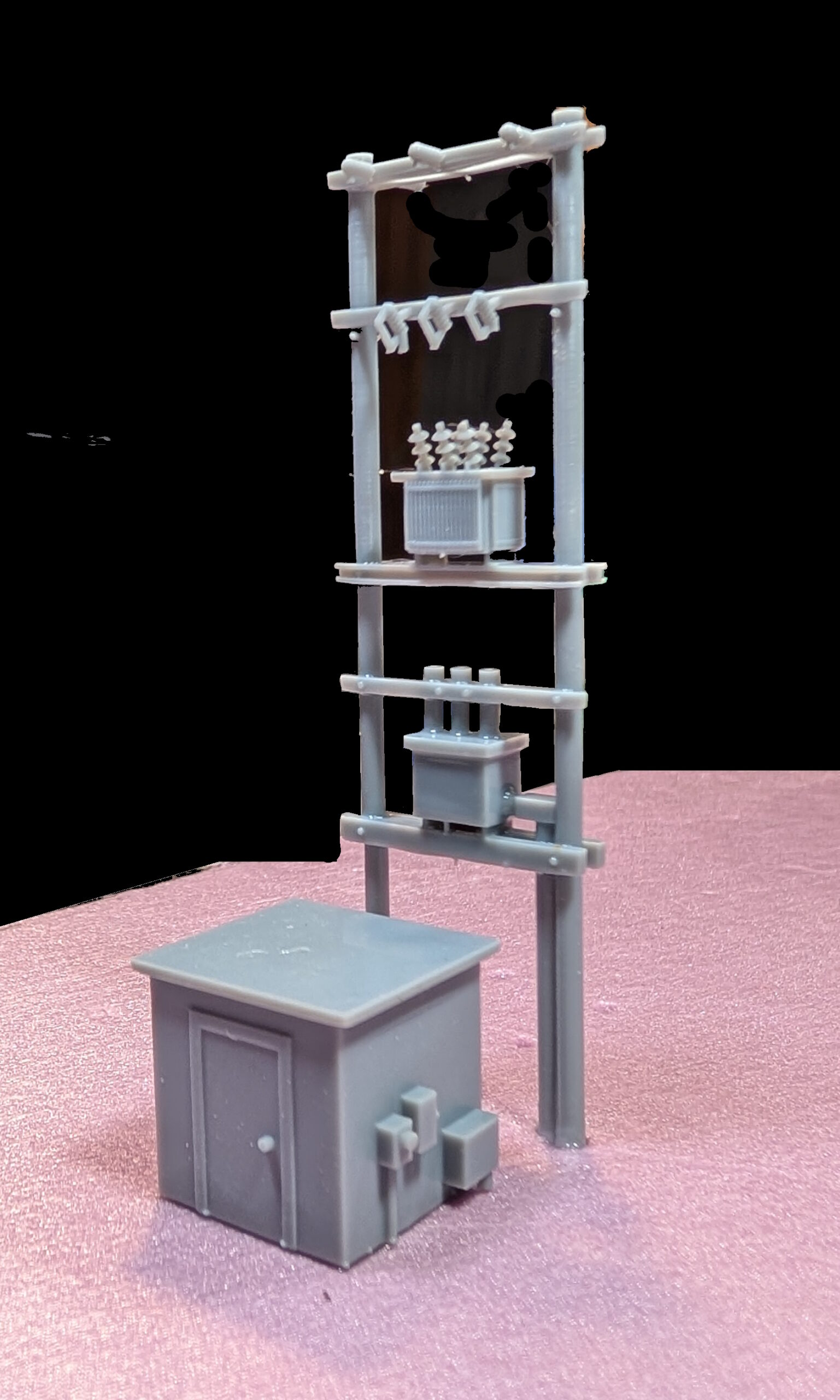 N-Scale 1/160 Small Power Substation | Whistle Stop Models - Image 3