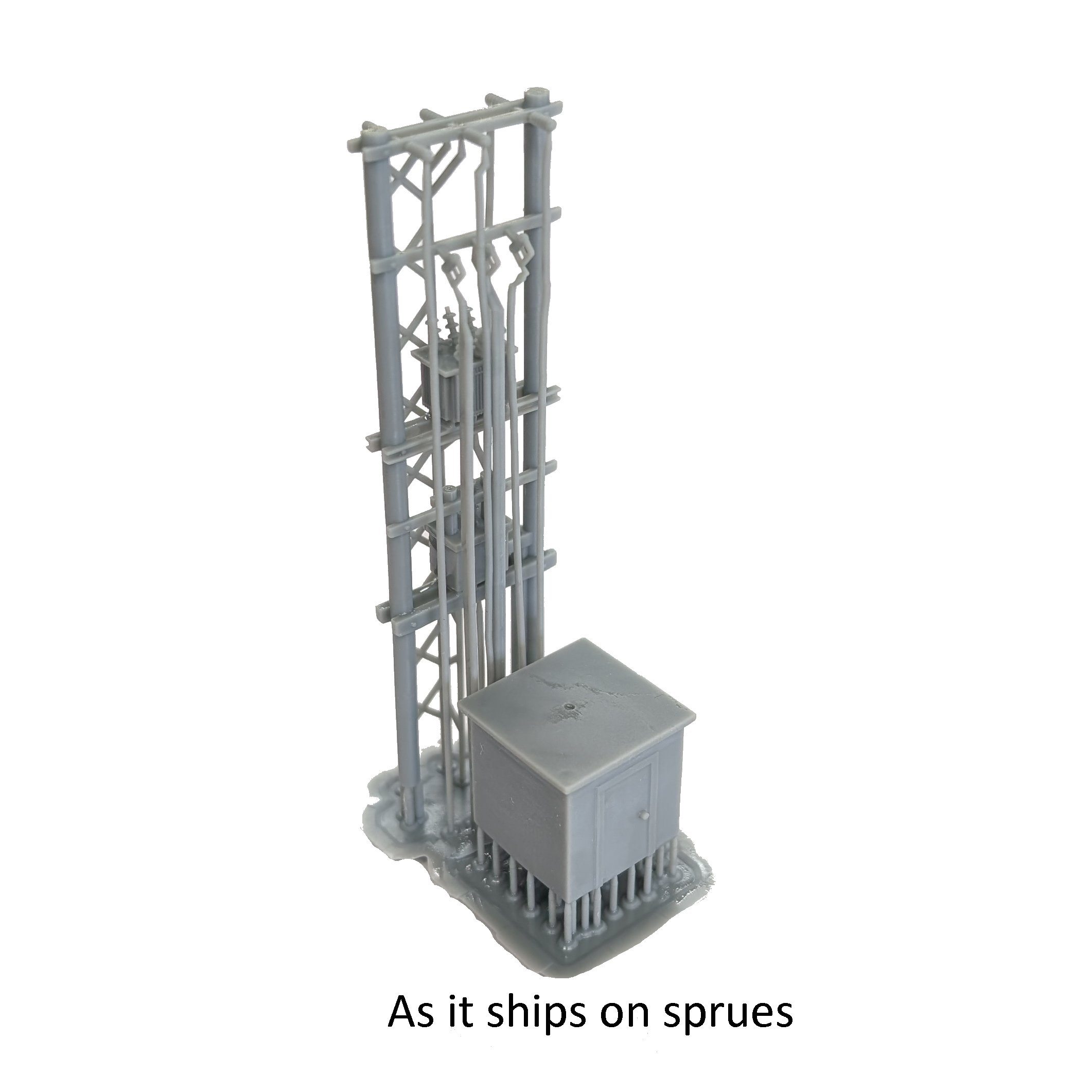 N-Scale 1/160 Small Power Substation | Whistle Stop Models - Image 5