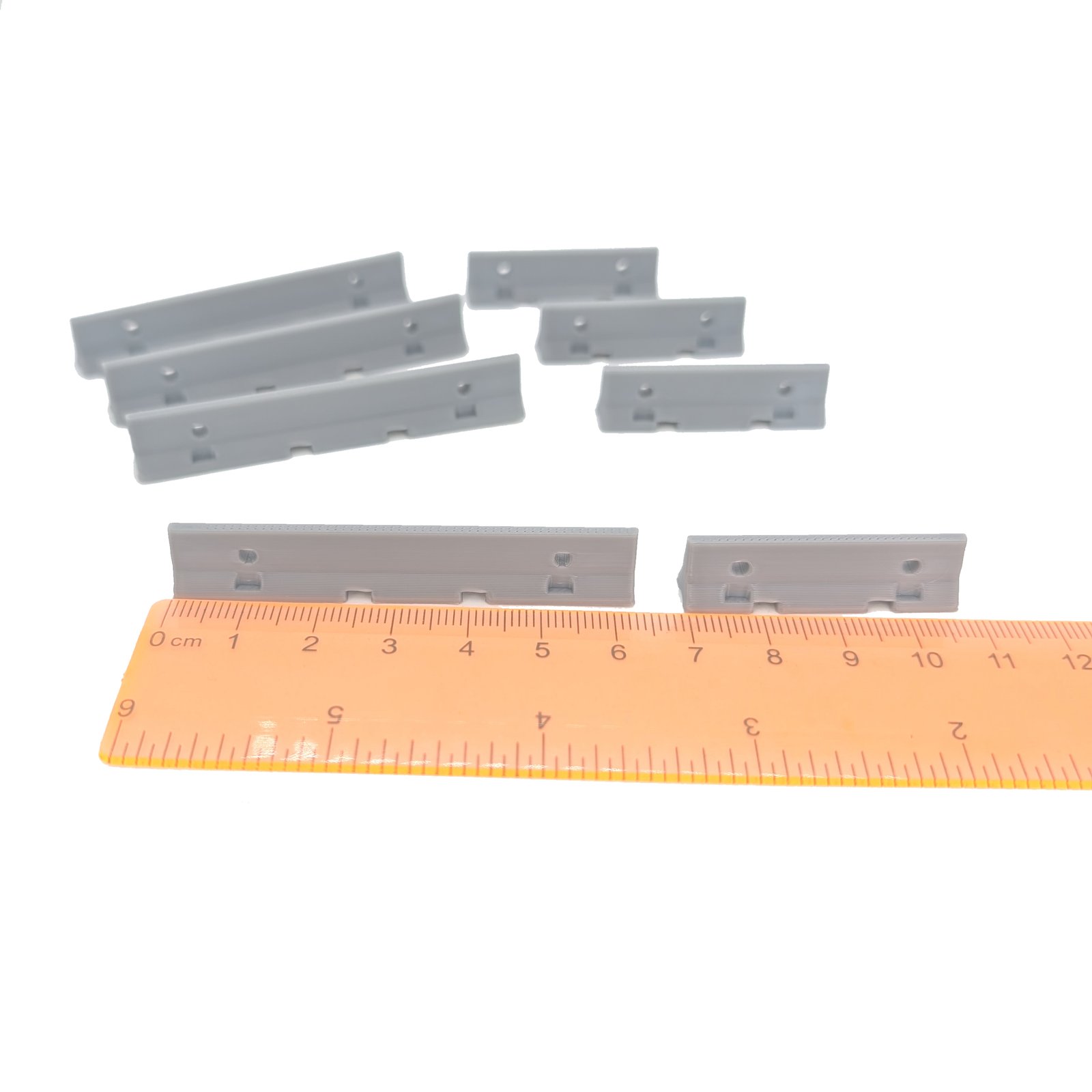 O-Scale K-Rails or Jersey Barrier Wall, Set of 8 road barrier - Image 2