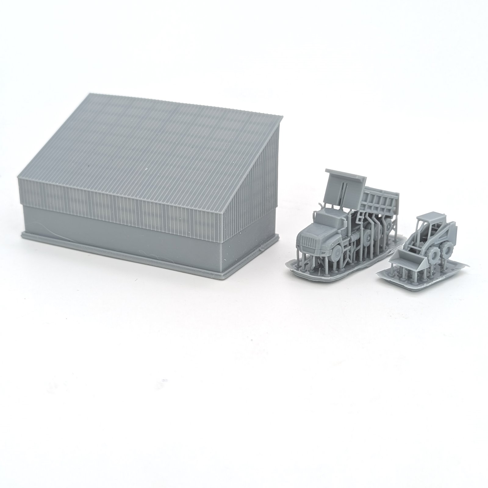 N Scale 1/160 Commodity Storage Shed | Whistle Stop Models - Image 3