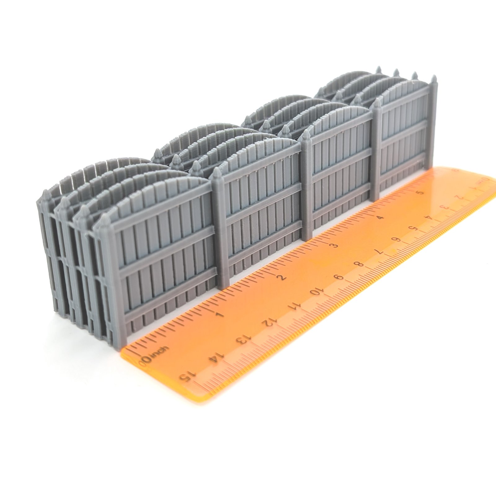 O-Scale 6ft Wood Scallop Fence - Image 3