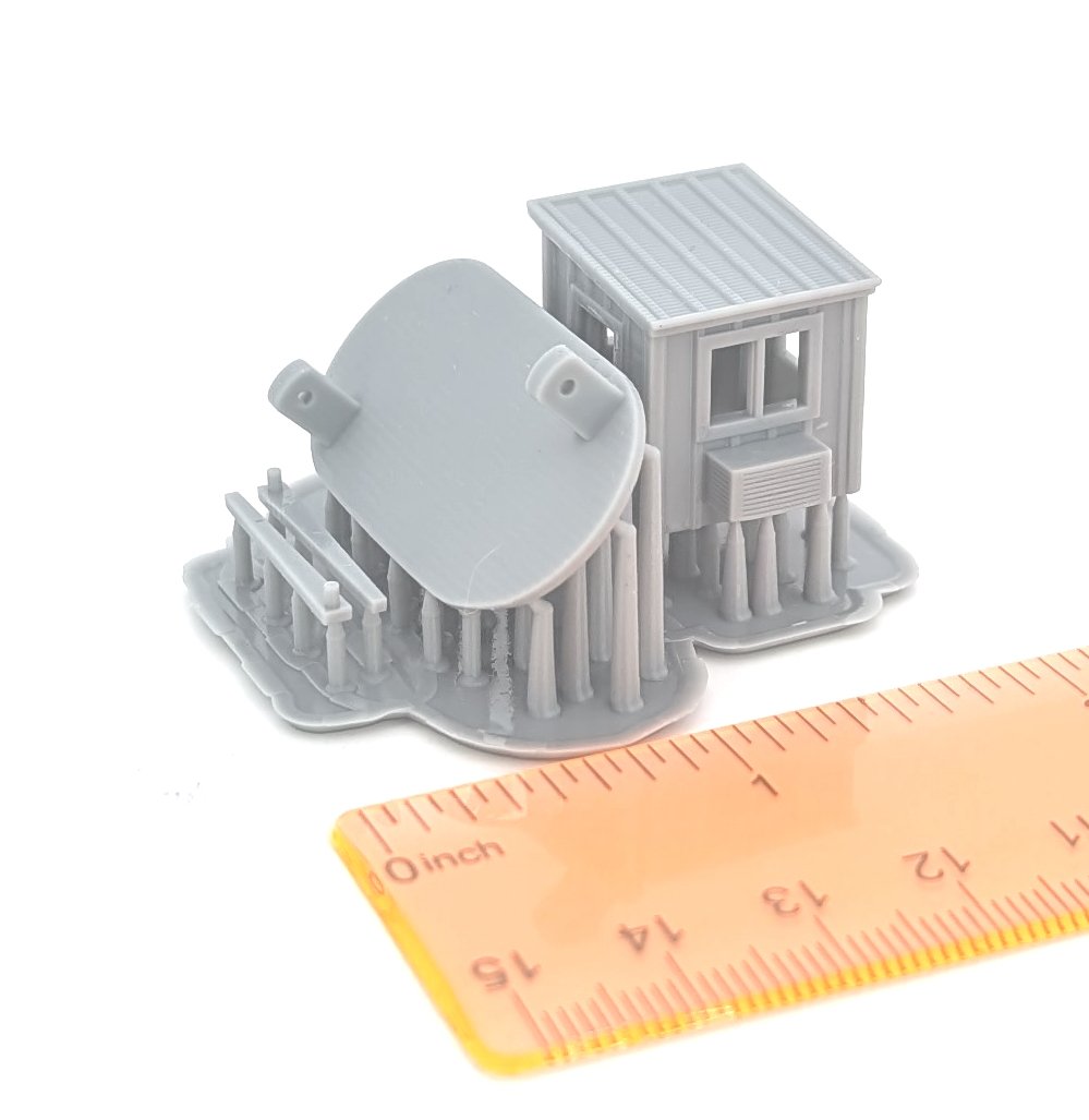 N-Scale | 1/160 | Guard Shack | Whistle Stop Models - Image 5