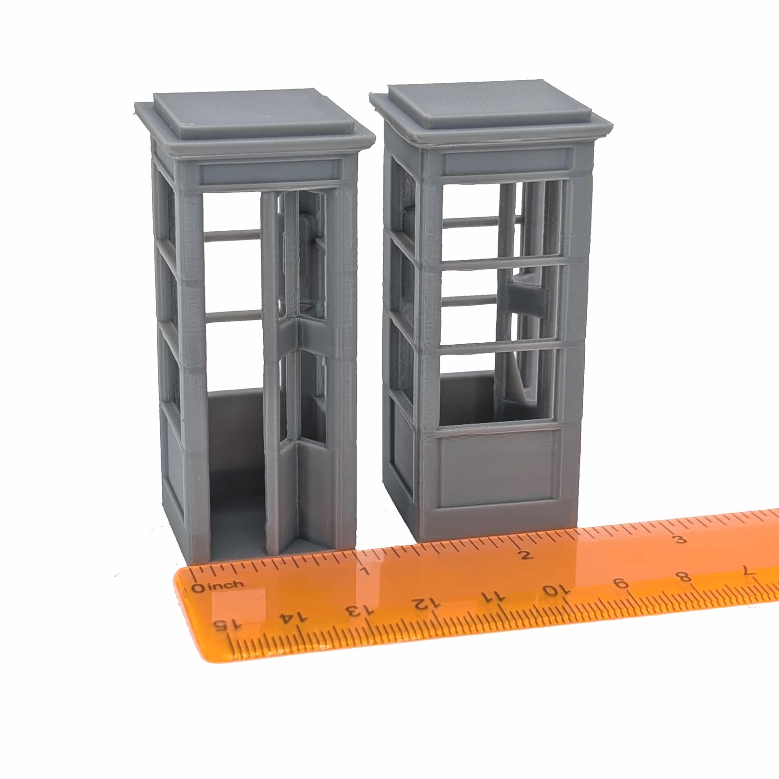G Scale | 1:25 | Telephone Booths (set of 4) | Whistle Stop Models | 1/32 - Image 2