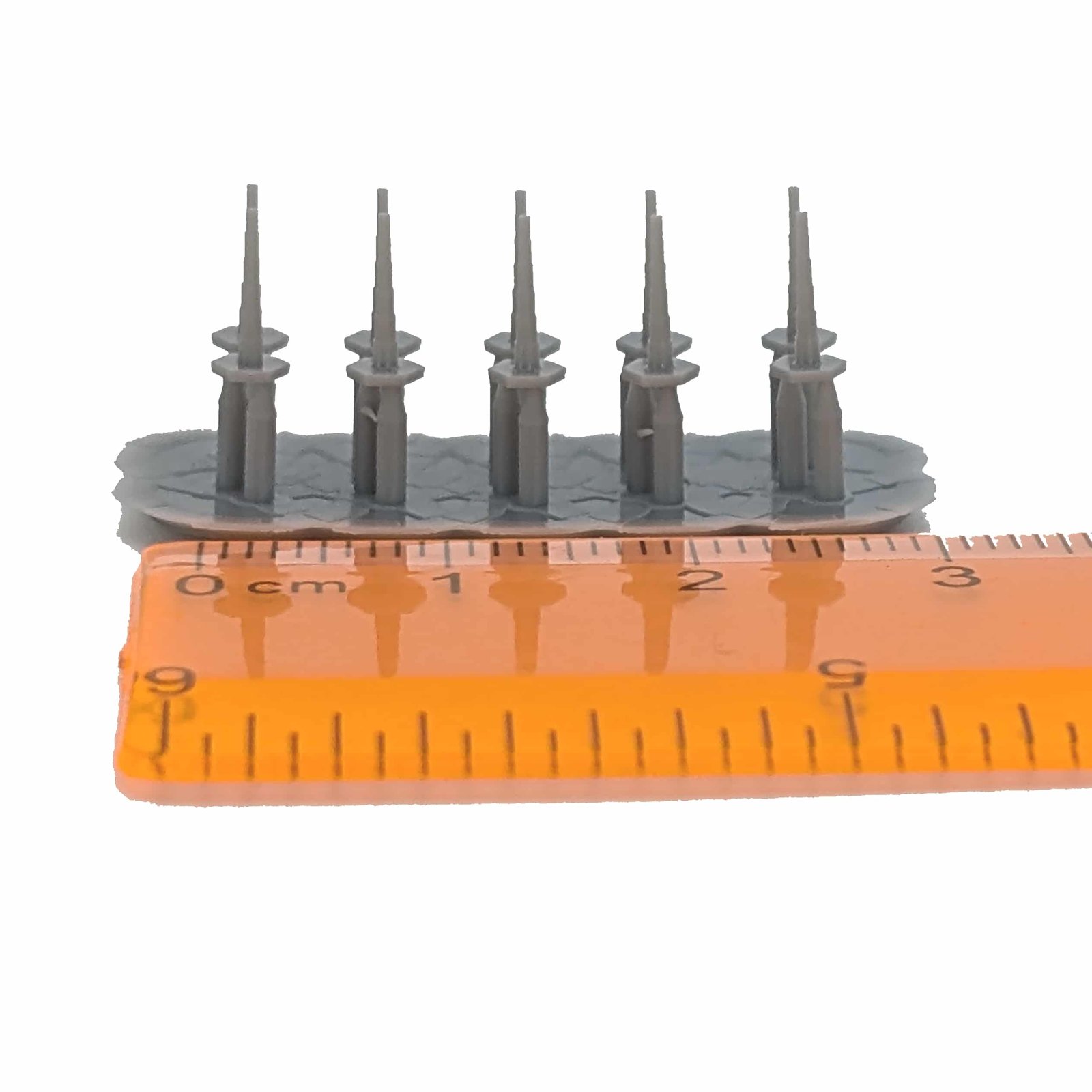 Z Scale | Traffic Channelizers set of 10 | Whistle Stop Models | 1/220 - Image 3