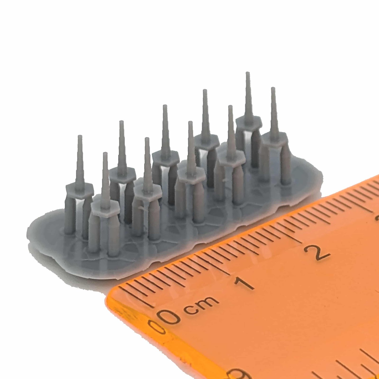 Z Scale | Traffic Channelizers set of 10 | Whistle Stop Models | 1/220 - Image 2