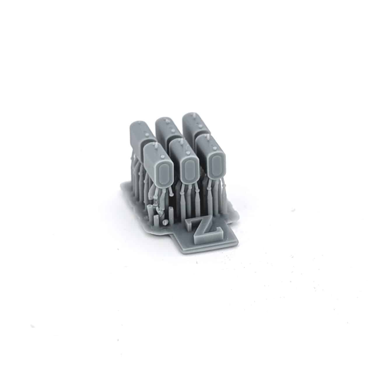 Z Scale | Fuel Oil Tanks set of 6 | Whistle Stop Models | 1/220 - Image 4