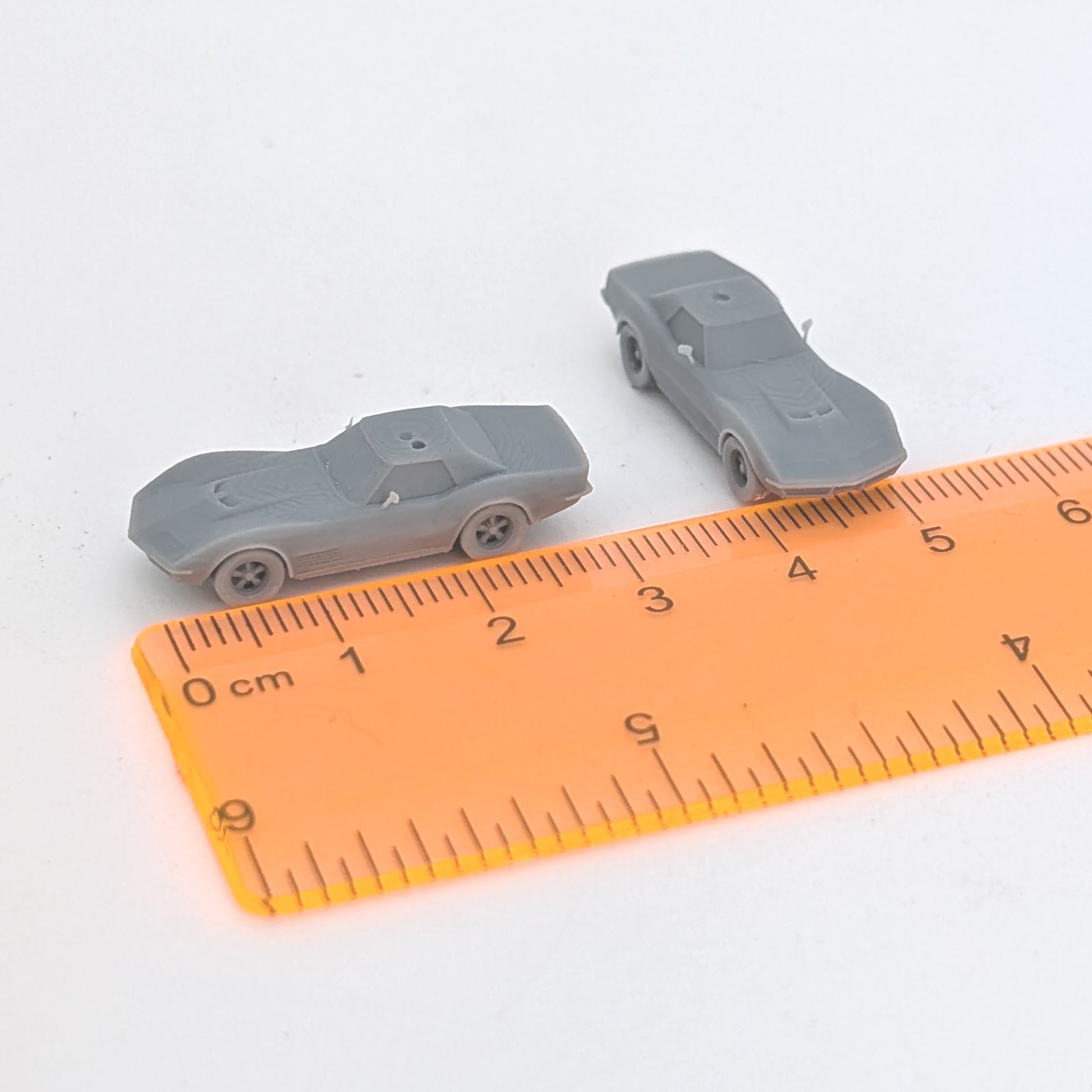 N-Scale | 70s Corvette set of 2 | Whistle Stop Models | 1/160 - Image 3