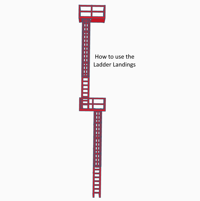 N-Scale | Caged Ladder Kit | Whistle Stop Models | 1/160 - Image 2